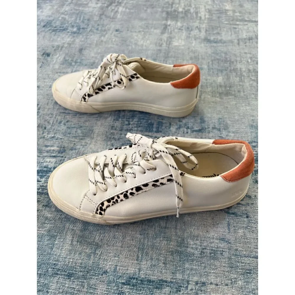 Madewell White Leather Sidewalk Low Top Crowdsourced Edition Womens 7